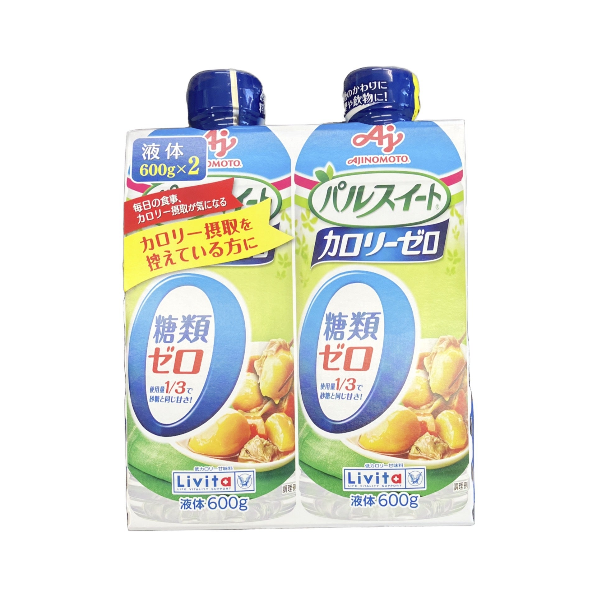 14本セット】リビタ パルスイート カロリーゼロ 液体タイプ600g
